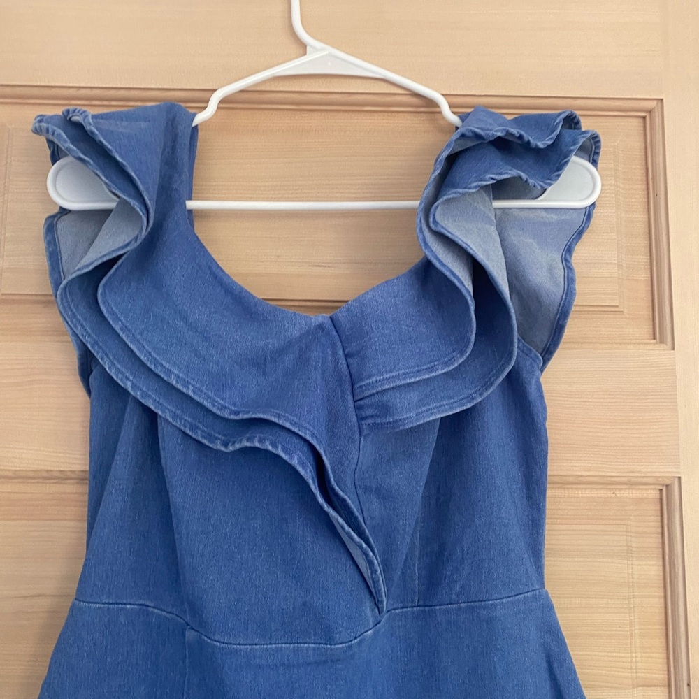 Bump buddy maternity denim dress